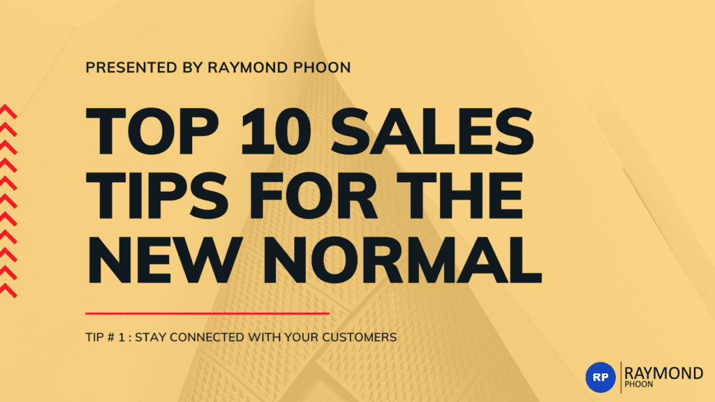 Top 10 Sales Tips for the New Normal